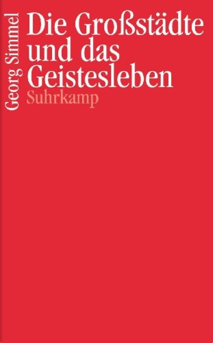 Buchcover und Innenansicht für das Buch: Die Großstädte und das Geistesleben