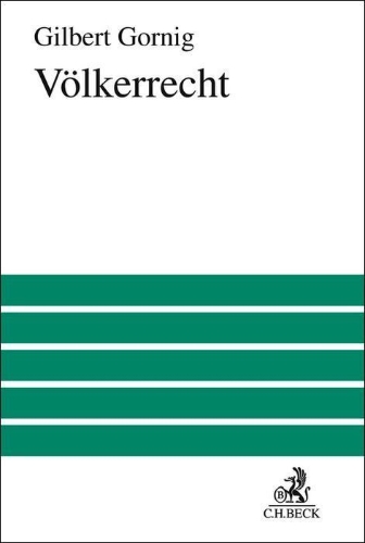 Buchcover und Innenansicht für das Buch: Völkerrecht