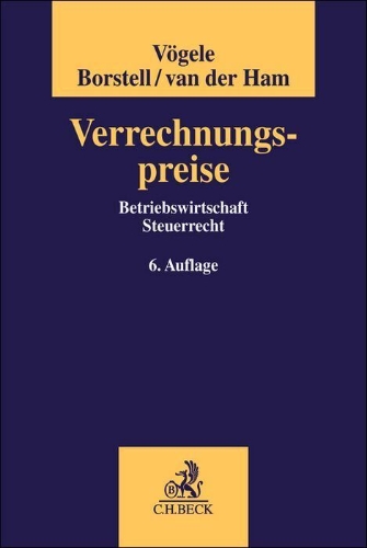 Buchcover und Innenansicht für das Buch: Verrechnungspreise