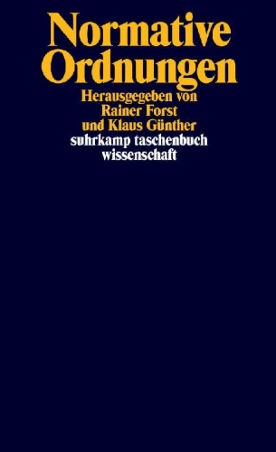 Buchcover und Innenansicht für das Buch: Normative Ordnungen
