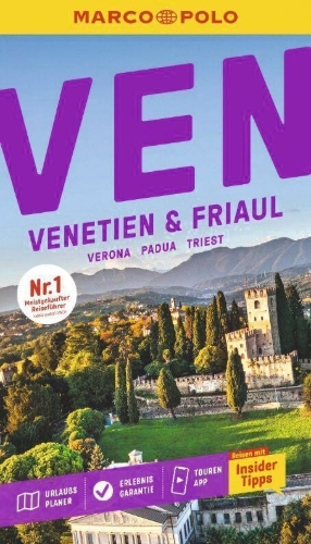 Buchcover und Innenansicht für das Buch: MARCO POLO Reiseführer Venetien & Friaul, Verona, Padua, Triest