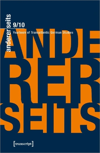 Buchcover und Innenansicht für das Buch: andererseits - Yearbook of Transatlantic German Studies
