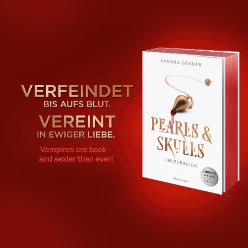 Buchcover und Innenansicht für das Buch: Pearls & Skulls, Band 1 - Unsterblich
