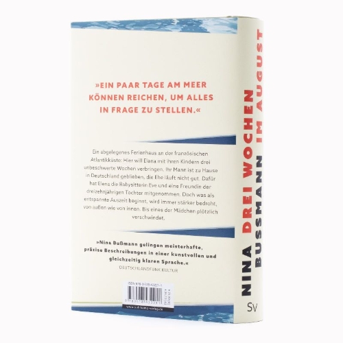Buchcover und Innenansicht für das Buch: Drei Wochen im August