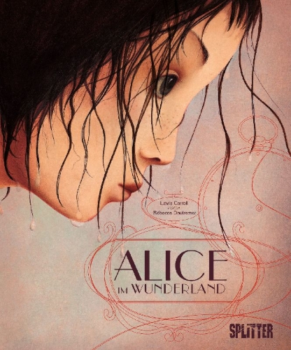 Buchcover und Innenansicht für das Buch: Alice au pays de merveilles