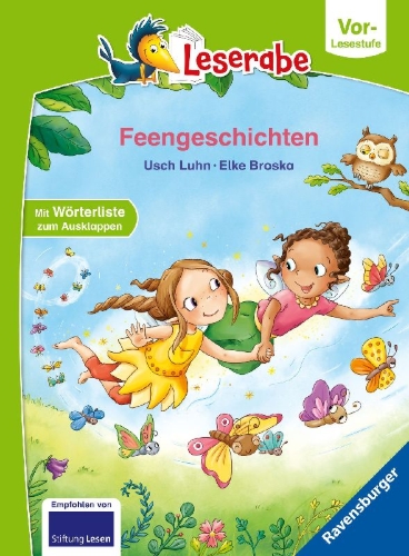 Buchcover und Innenansicht für das Buch: Feengeschichten - Leserabe ab Vorschule - Erstlesebuch für Kinder ab 5 Jahren