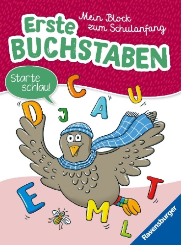Buchcover und Innenansicht für das Buch: Mein Block zum Schulanfang: Erste Buchstaben