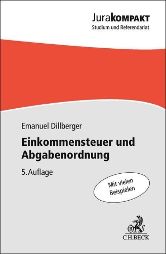 Buchcover und Innenansicht für das Buch: Einkommensteuer und Abgabenordnung