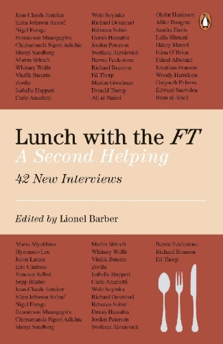 Buchcover und Innenansicht für das Buch: Lunch with the FT