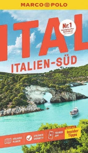 Buchcover und Innenansicht für das Buch: MARCO POLO Reiseführer Italien Süd