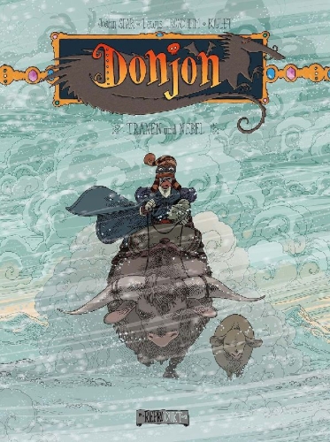 Buchcover und Innenansicht für das Buch: Donjon 9: Tränen und Nebel