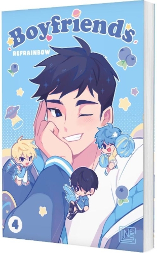 Buchcover und Innenansicht für das Buch: Boyfriends 4