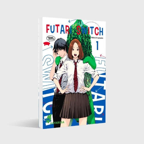 Buchcover und Innenansicht für das Buch: Futari Switch