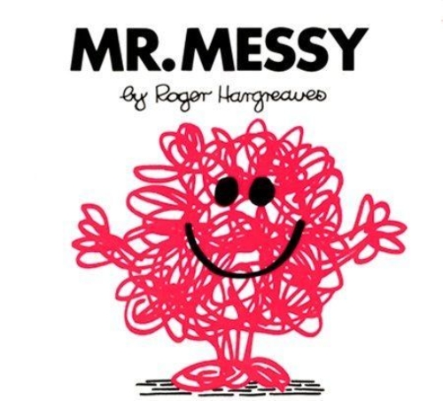 Buchcover und Innenansicht für das Buch: Mr. Messy