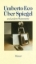 Buchcover und Innenansicht für das Buch: Sugli specchi