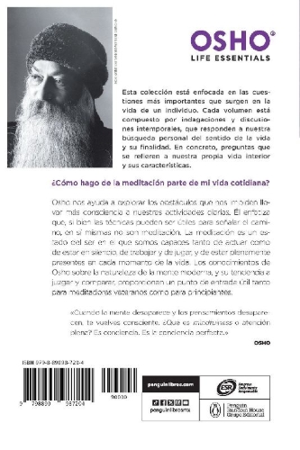 Buchcover und Innenansicht für das Buch: Mindfulness en el mundo moderno / Mindfulness in the Modern World