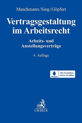 Buchcover und Innenansicht für das Buch: Vertragsgestaltung im Arbeitsrecht
