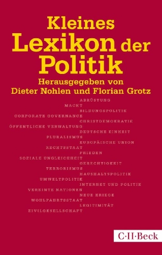 Buchcover und Innenansicht für das Buch: Kleines Lexikon der Politik