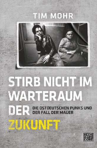 Buchcover und Innenansicht für das Buch: Stirb nicht im Warteraum der Zukunft
