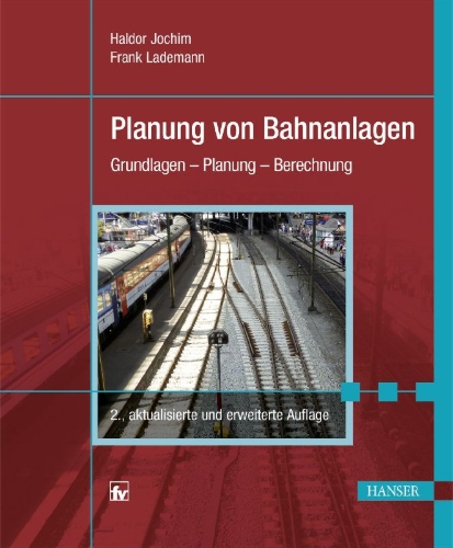 Buchcover und Innenansicht für das Buch: Planung von Bahnanlagen