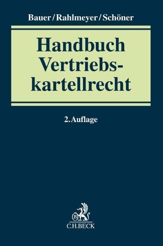 Buchcover und Innenansicht für das Buch: Vertriebskartellrecht