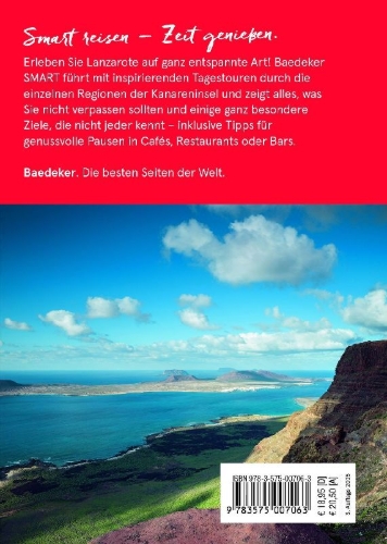 Buchcover und Innenansicht für das Buch: Baedeker SMART Reiseführer Lanzarote