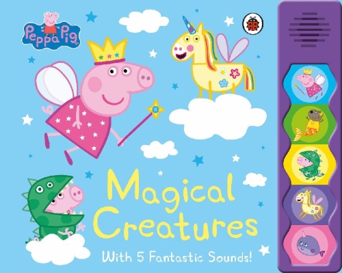 Buchcover und Innenansicht für das Buch: Peppa Pig: Magical Creatures