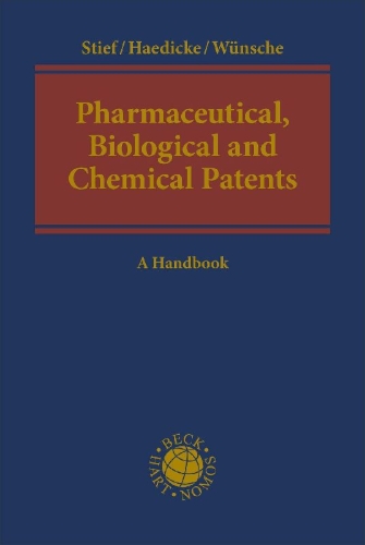 Buchcover und Innenansicht für das Buch: Pharmaceutical, Biological and Chemical Patents