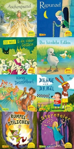 Buchcover und Innenansicht für das Buch: Pixi-Serie 264: Aus Pixis Märchenbuch (8x8 Exemplare)