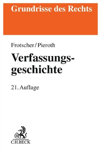 Buchcover und Innenansicht für das Buch: Verfassungsgeschichte