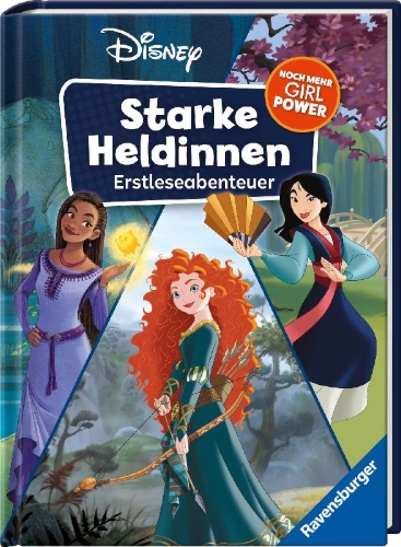 Buchcover und Innenansicht für das Buch: Disney - Starke Heldinnen - Noch mehr Girl Power. Erstleseabenteuer
