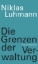 Buchcover und Innenansicht für das Buch: Die Grenzen der Verwaltung