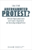 Buchcover und Innenansicht für das Buch: Anerkannter Protest?