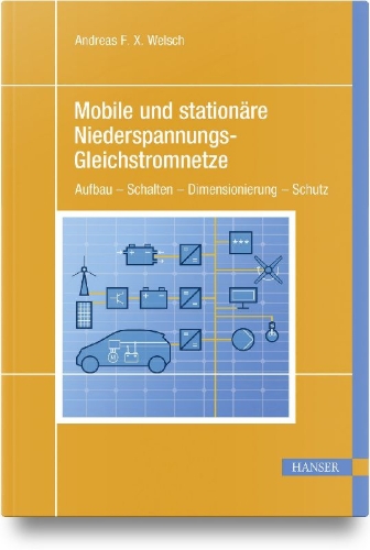 Buchcover und Innenansicht für das Buch: Mobile und stationäre Niederspannungs-Gleichstromnetze