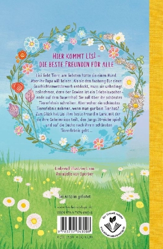 Buchcover und Innenansicht für das Buch: Lisis Wirbelwindtage