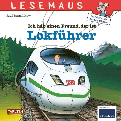 Buchcover und Innenansicht für das Buch: Ich hab einen Freund, der ist Lokführer
