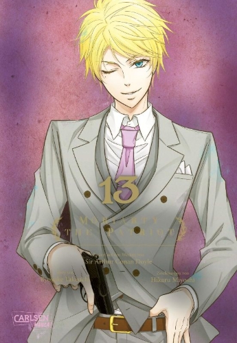 Buchcover und Innenansicht für das Buch: Yuukoku no Moriarty