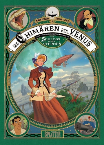 Buchcover und Innenansicht für das Buch: Die Chimären der Venus. Band 1