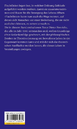 Buchcover und Innenansicht für das Buch: Fluchtlinien