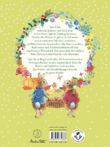 Buchcover und Innenansicht für das Buch: The World Of Peter Rabbit Tales From The Countryside
