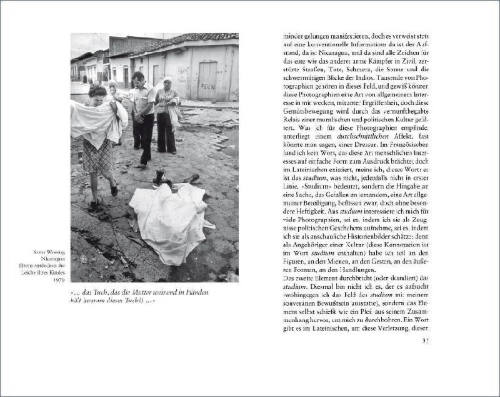 Buchcover und Innenansicht für das Buch: La chambre claire. Note sur la photographie, 1980