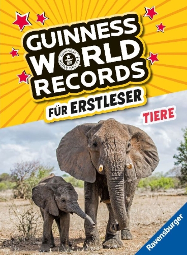 Buchcover und Innenansicht für das Buch: Guinness World Records - Tiere