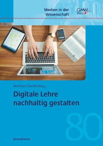 Buchcover und Innenansicht für das Buch: Digitale Lehre nachhaltig gestalten