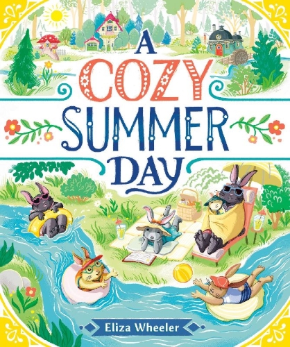 Buchcover und Innenansicht für das Buch: A Cozy Summer Day