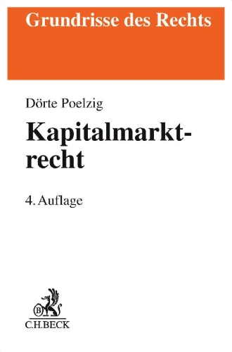 Buchcover und Innenansicht für das Buch: Kapitalmarktrecht