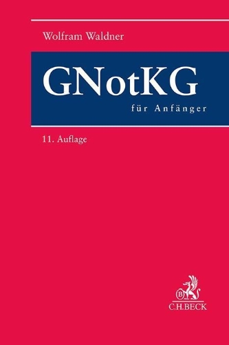 Buchcover und Innenansicht für das Buch: GNotKG für Anfänger