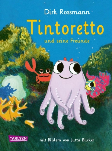 Buchcover und Innenansicht für das Buch: Tintoretto und seine Freunde