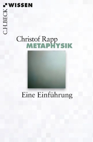 Buchcover und Innenansicht für das Buch: Metaphysik