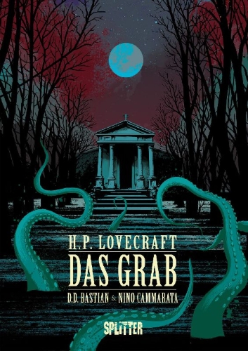 Buchcover und Innenansicht für das Buch: H.P. Lovecraft: La Tomba