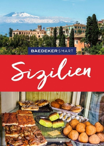 Buchcover und Innenansicht für das Buch: Baedeker SMART Reiseführer Sizilien